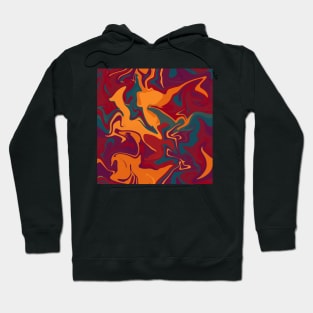 Crazy Seamless Liquid Pattern Hoodie